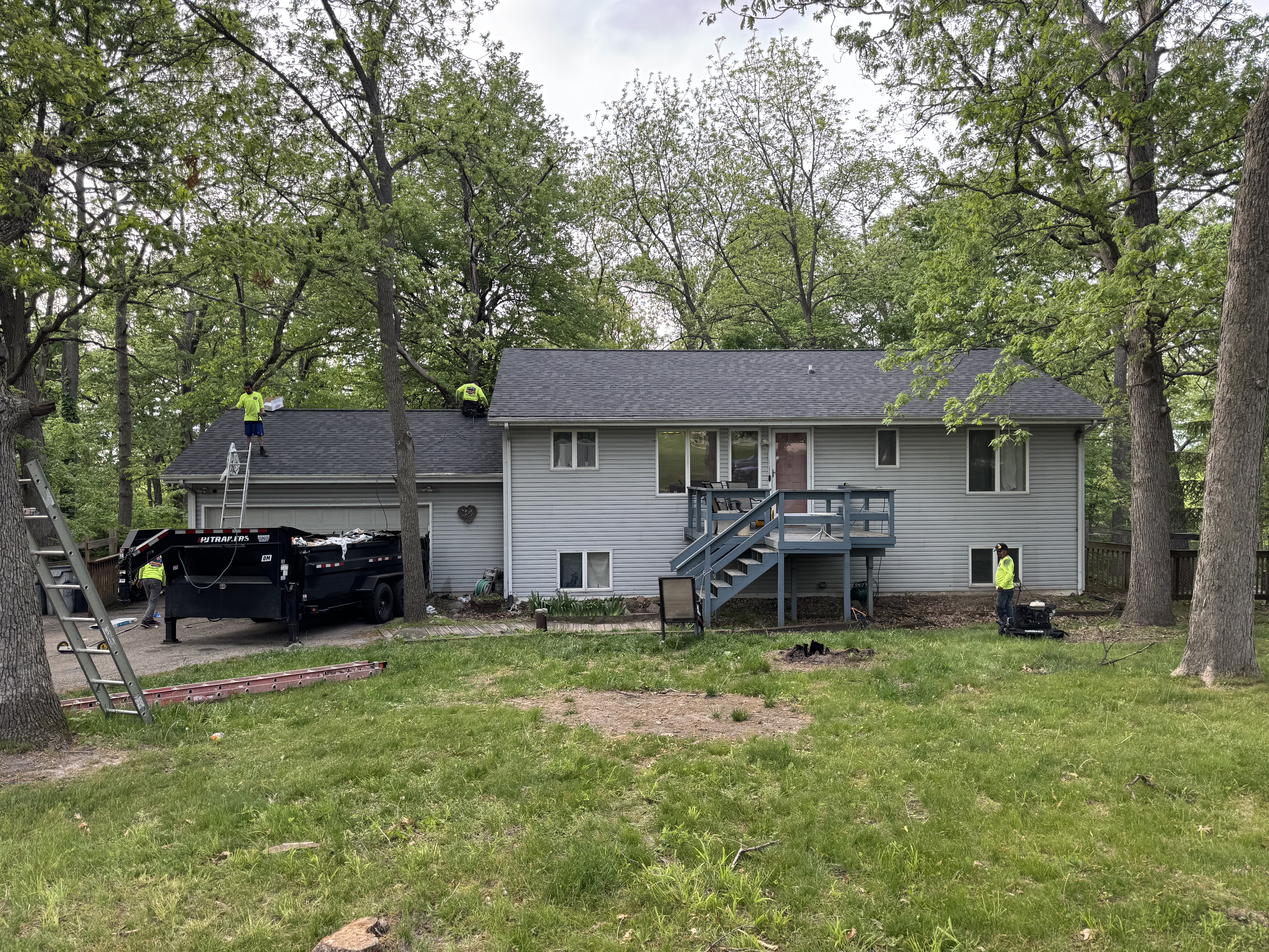 Same Wisconsin home after Pixler crew finished the roof replacement